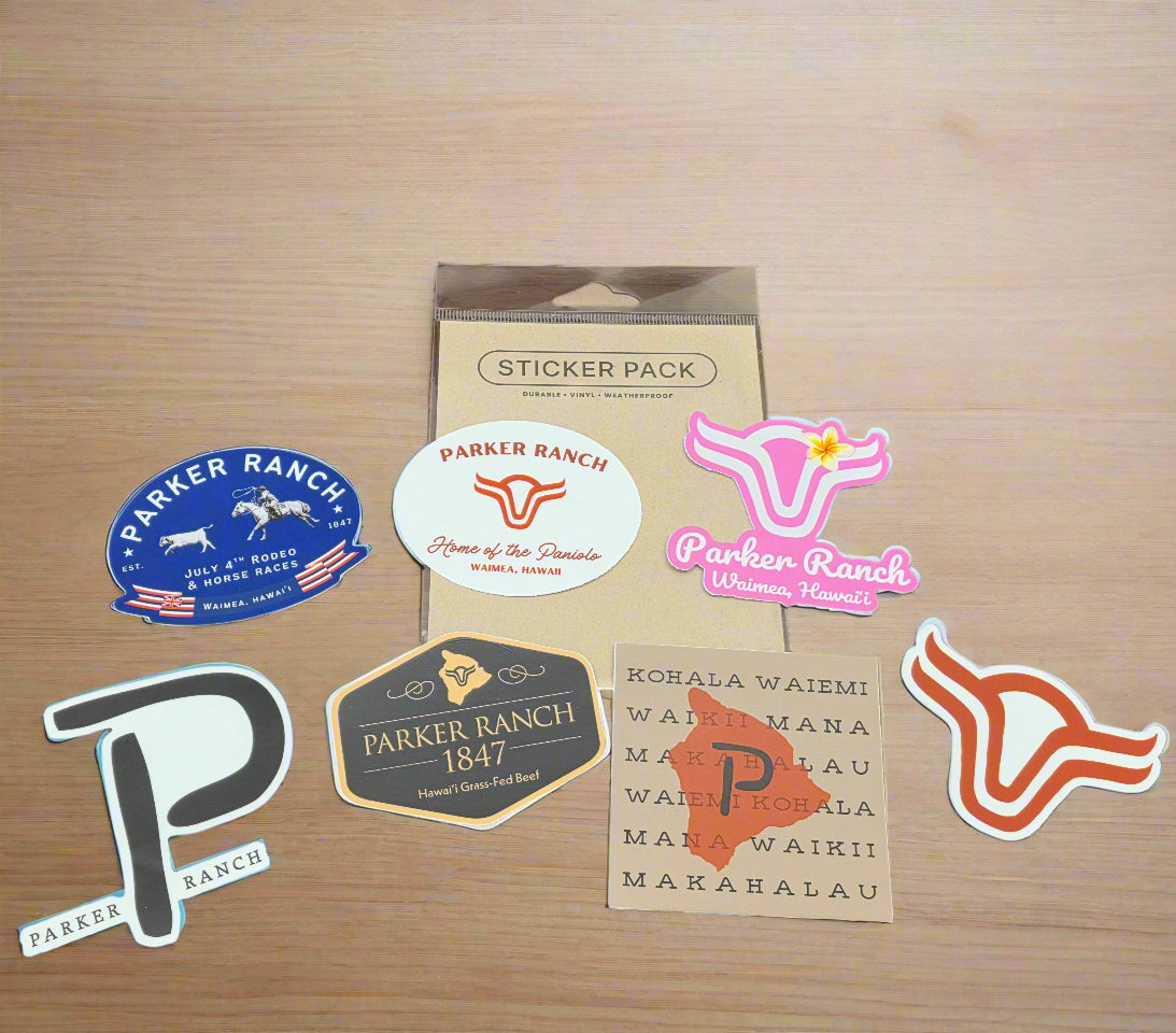 Parker Ranch Store Sticker Pack – Parker Ranch